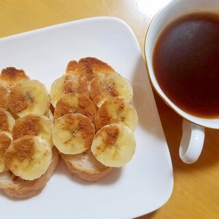 焼きバナナトースト